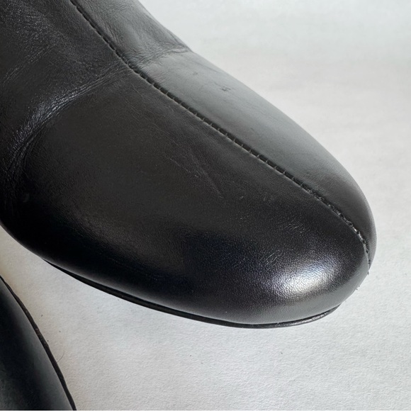 Alaia Paris Black Leather Booties with Silver Studs - Picture 6 of 12